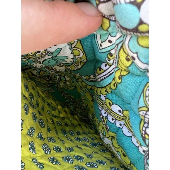 VERA BRADLEY "PEACOCK" TOTE (ICONIC VERA) (RARE & RETIRED) - Picture 3 of 12